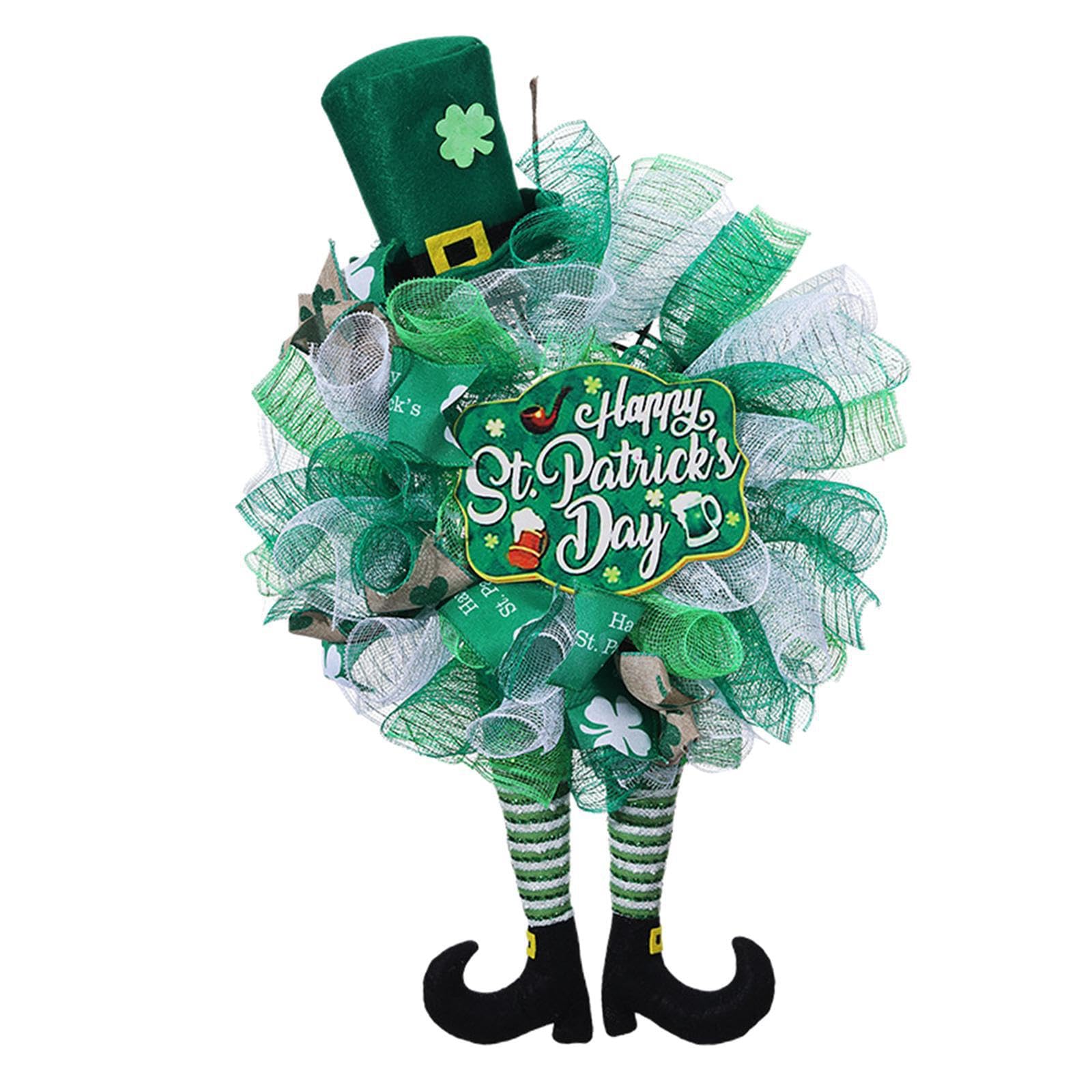 KIXZSAZ Spring Celebration Hanging Wreath Festival Wedding Irish Festival Wreath Decoration Holiday Garden Walls Window Etc.