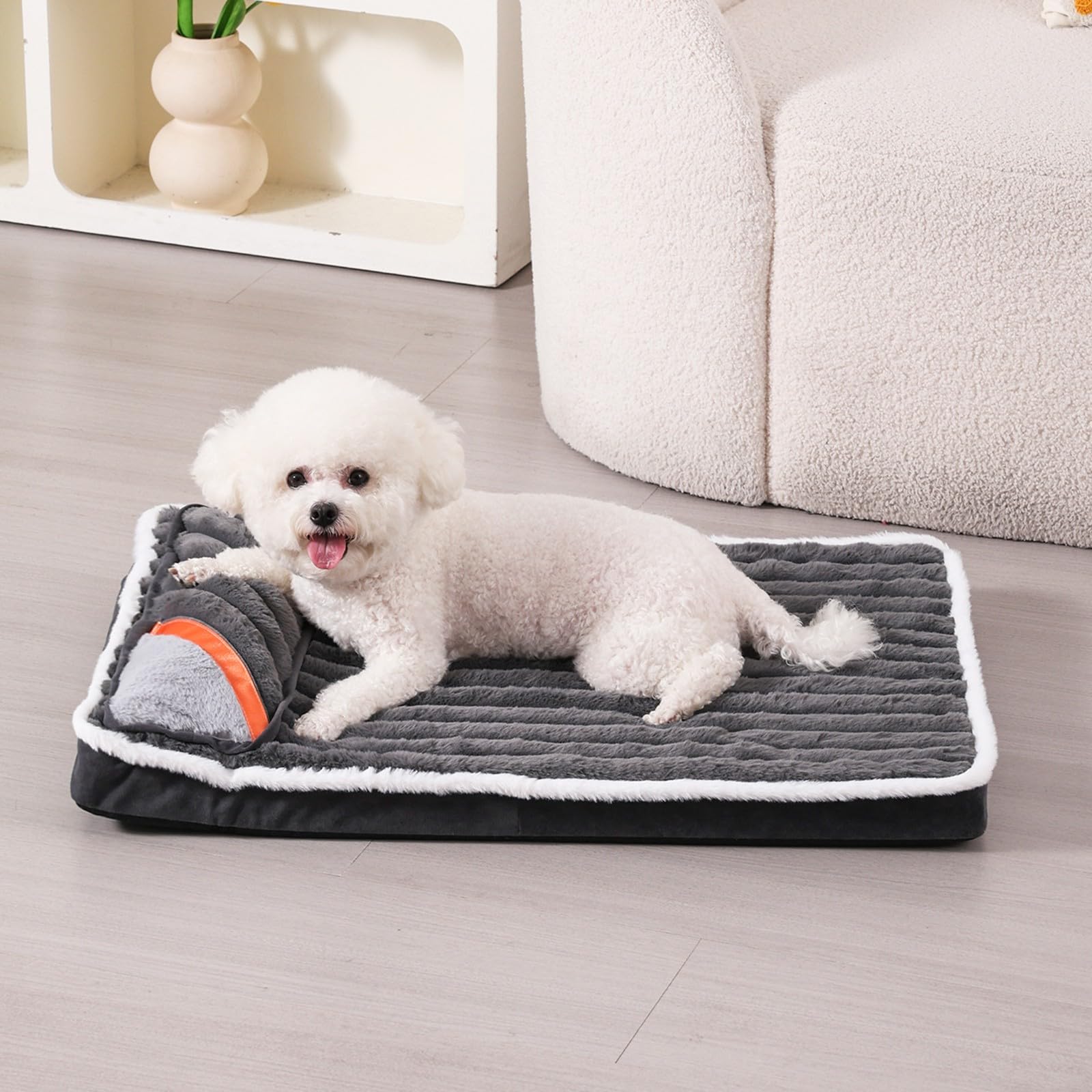 Generisch Hundekissen MittelgroßE Hunde Hundenest Waschbar Hundedecke Katzenbett Geeignet FüR Kleine, Mittlere Und GroßE Haustiere(Pink,120x80x5cm)