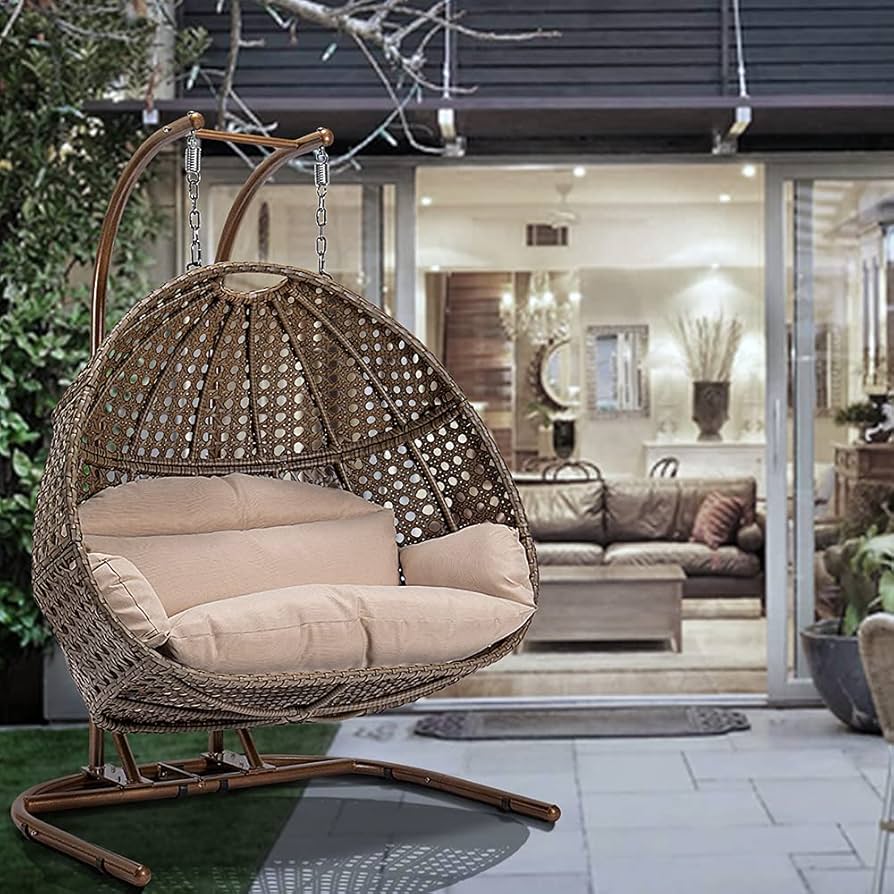 エッグチェア ハンギングチェア 吊り椅子 チェア インテリア B042 Hanging Egg Chair（ハンギングエッグチェア）スタンド付き