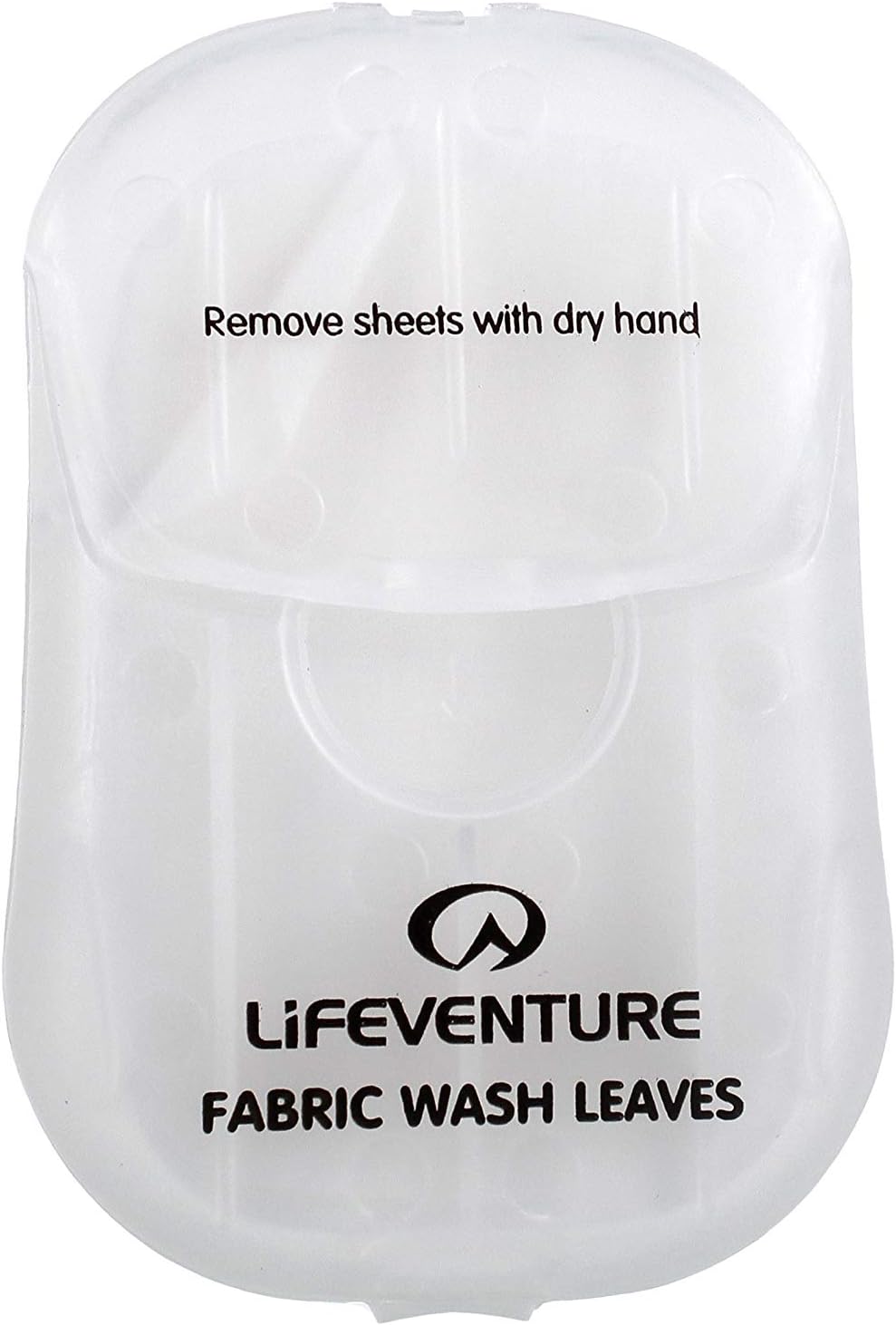Lifeventure Travel Wash Leaves x50 Foaming Paper Soap Flakes for Home Travel Camping Hiking and Outdoor Activities