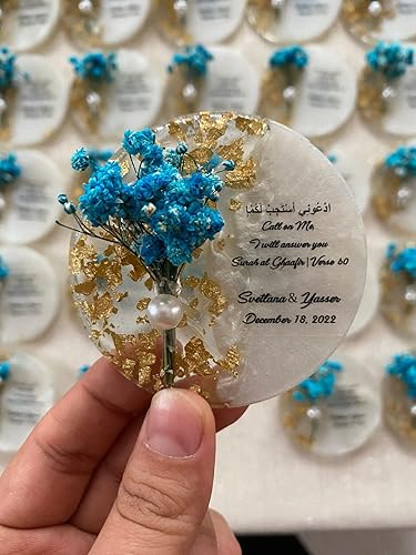 Custom Fridge Magnets,Wedding Favors,Magnet Set,Engagement Gift,Wedding Guest Gifts,Flower Magnet Favor for Guest,Baby Shower