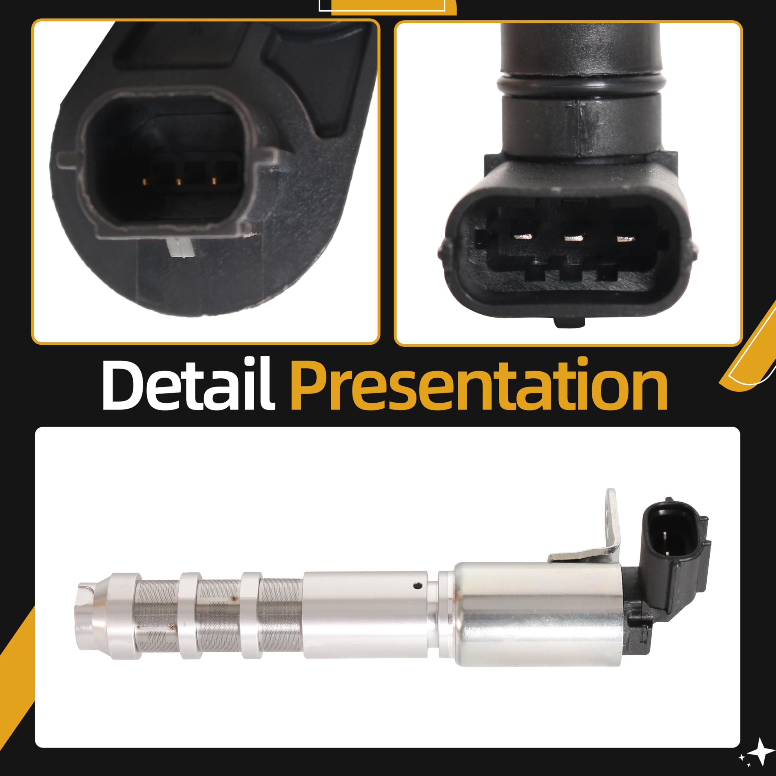 Amazon.co.jp: 吸気+排気エンジン可変バルブタイミング(VVT)ソレノイド