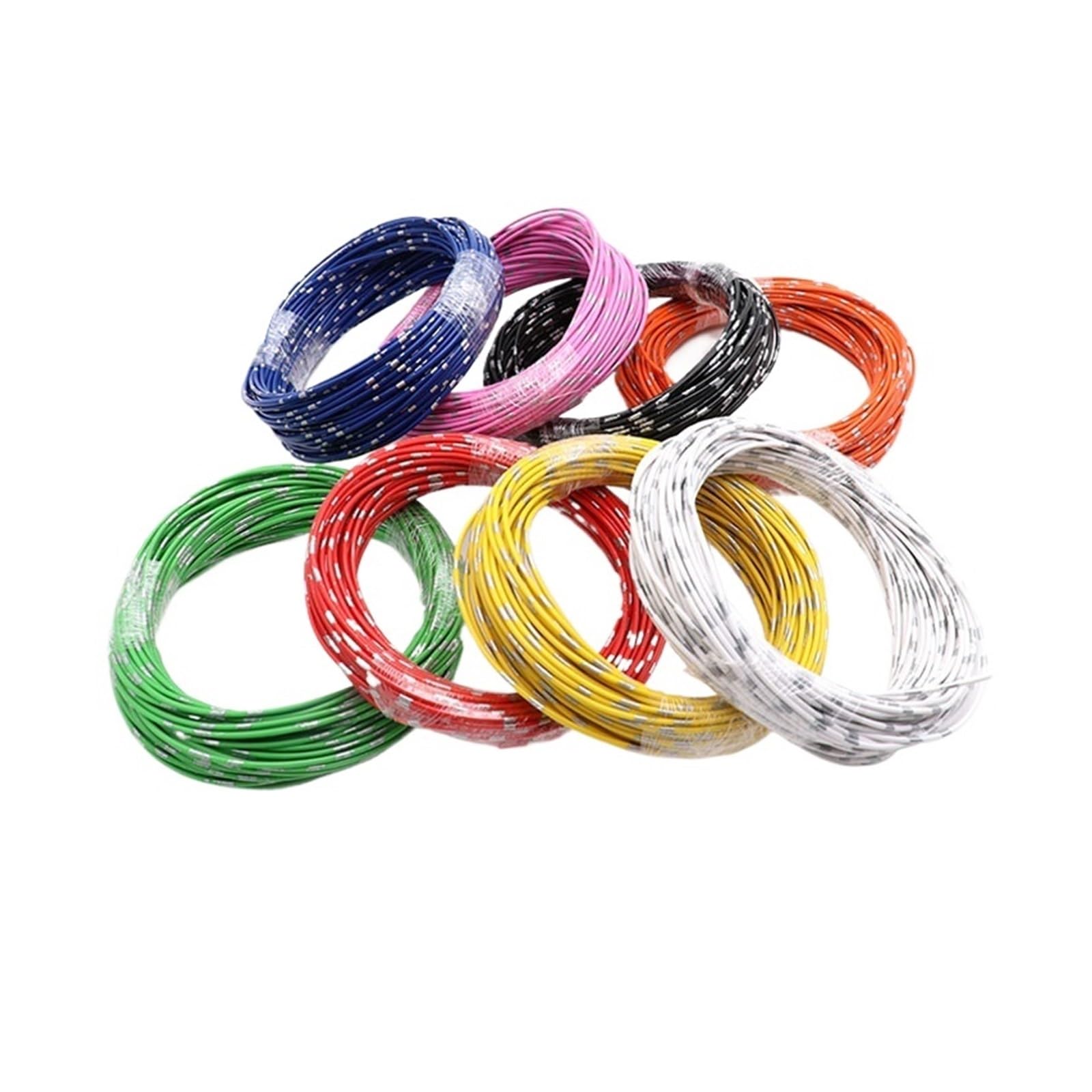Cavi for Auto AVSS da 5~50 m, Isolamento in PVC Sottile in Rame Puro, Cavo Audio for Altoparlanti Fai da Te AWG 22/20/18/16/14/13(Red,20 Meters_13AWG SQ2.5MM)