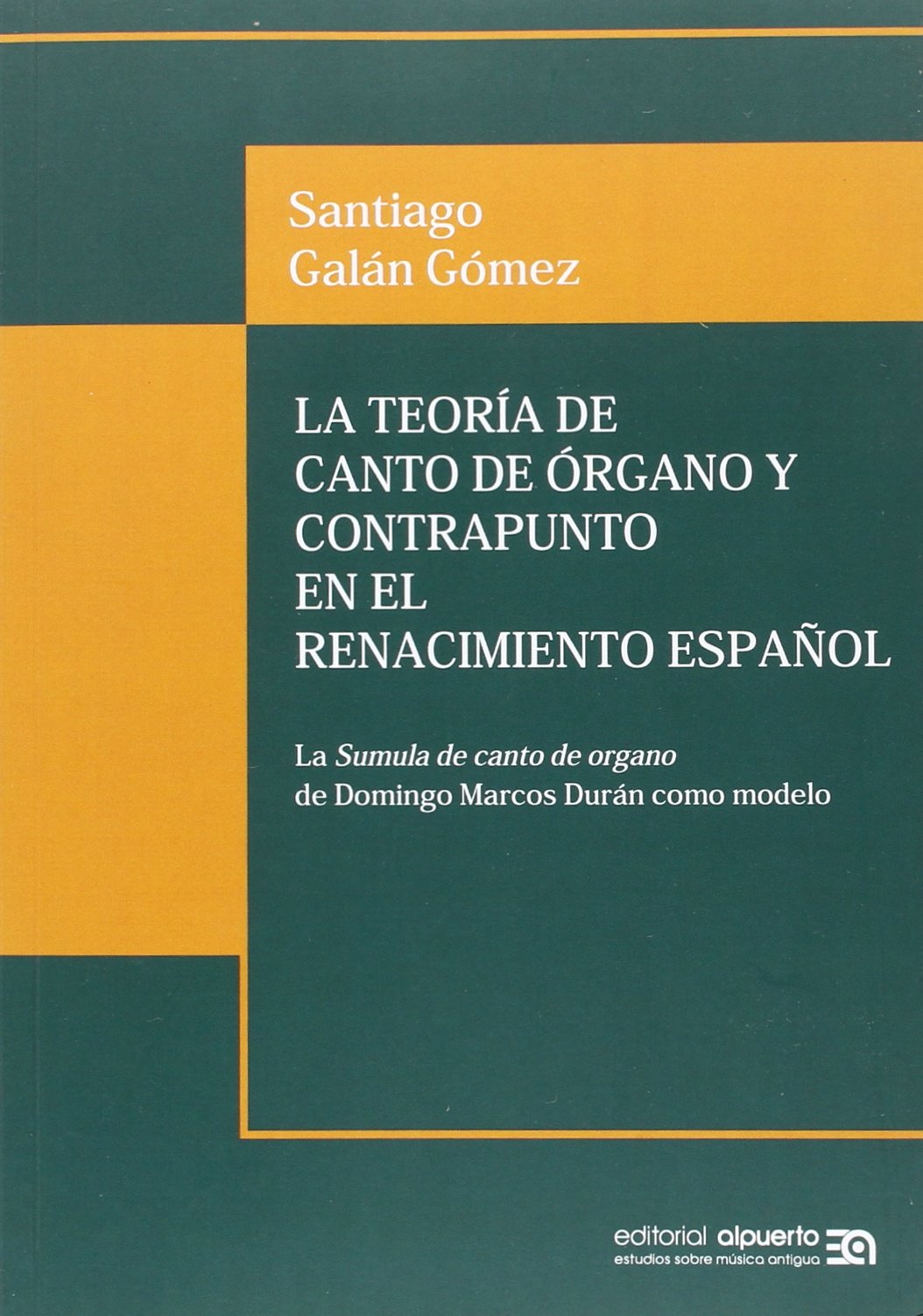 Contrepoint Renaissance espagnole Domingo Marcos Durán pour étudiants de conservatoire