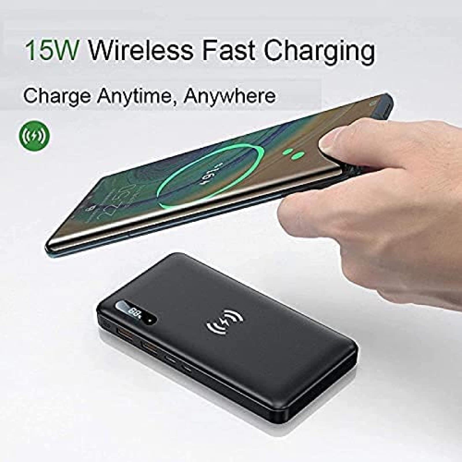 Power Bank 50000 MAh 66W Portatile - Caricatore Con Display LED Per Viaggi E Campeggio - 4