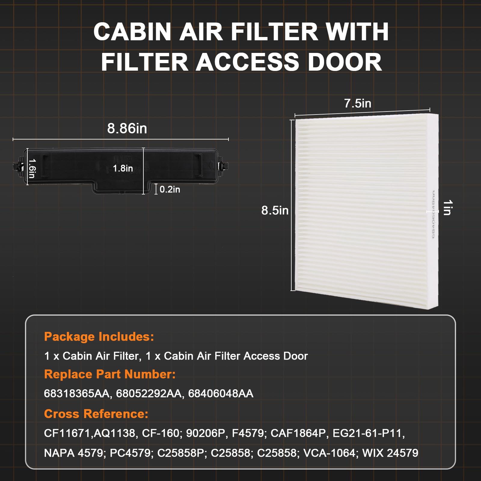 Ram Cabin Air Filter & Filter - Product View