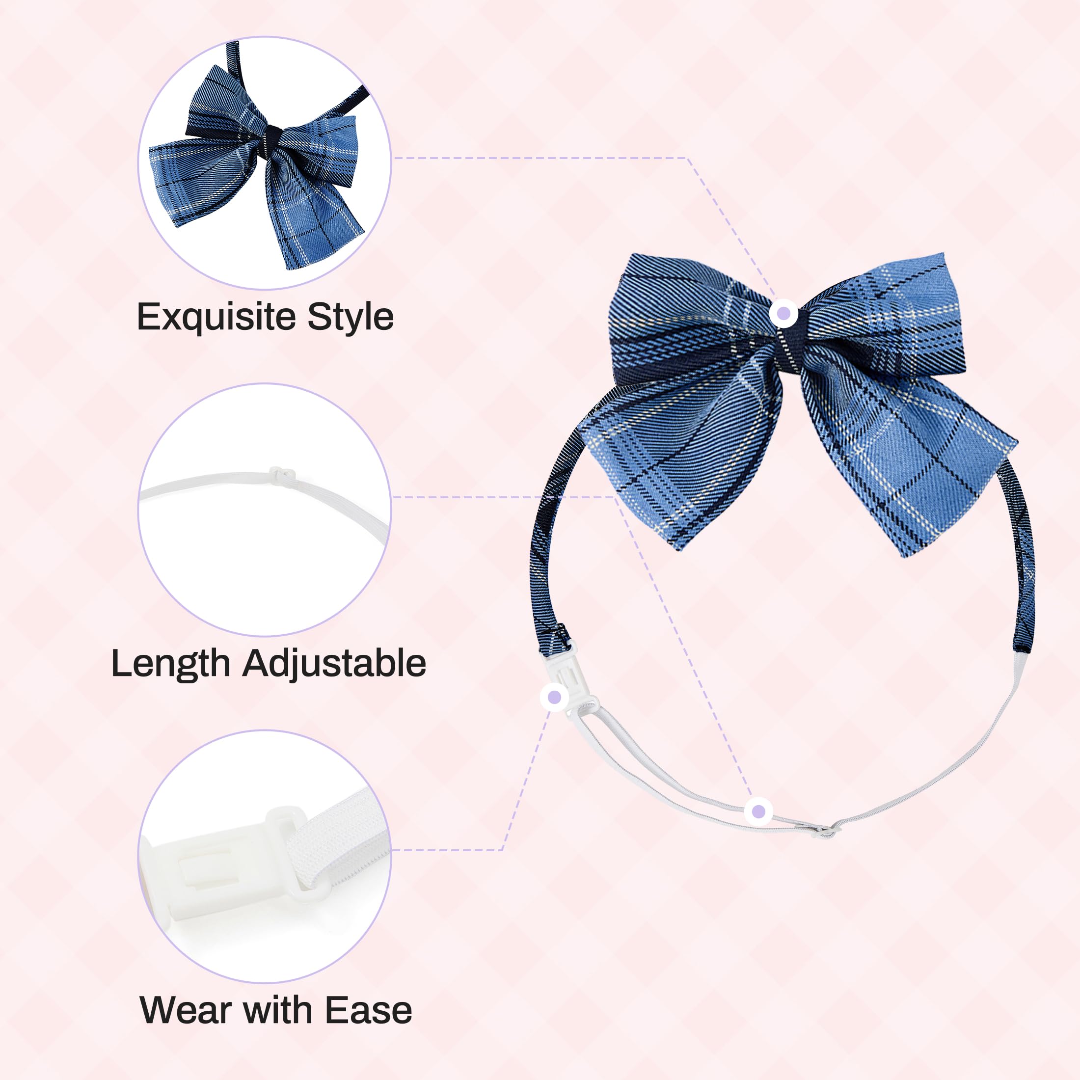 Gonna a quadri per ragazze, gonna da tennis, uniforme a pieghe, mini gonne per ragazze, vita elasticizzata con fiocco