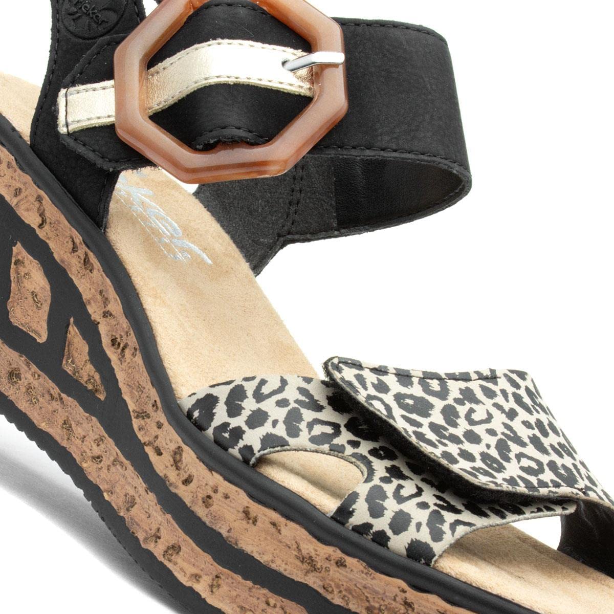 Rieker Geschenk Damen Keilabsatz Sandalen – Bild 2