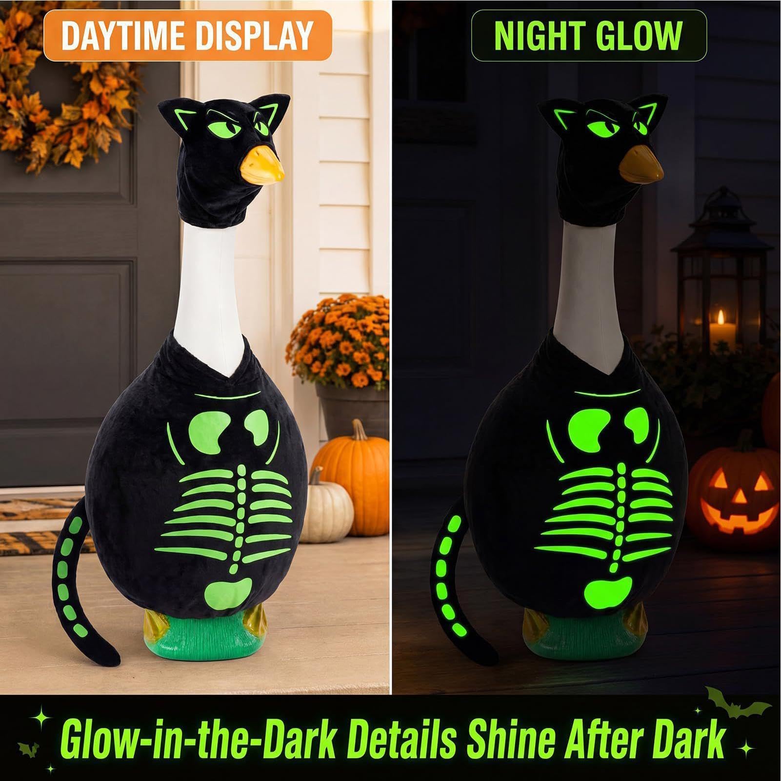 Porch Goose - Costume da gatto nero, 58,4 cm