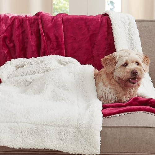 Miniatura 2 de NICETOWN Manta de forro polar, súper suave y esponjosa, gruesa y cálida para invierno, lujosa manta de felpa acogedora para sofá, cámper, todas las