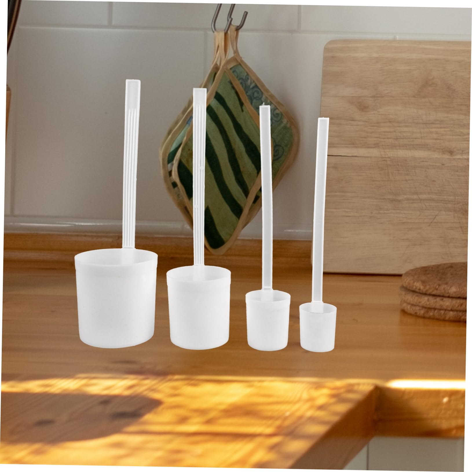 Ciieeo 5 Set Di Mestoli Da Vino Con Manico Cucchiaio Da Portata Utensile Da Cucina Multiuso Per Raccogliere Acqua E Vino 4 Pezzi * 5