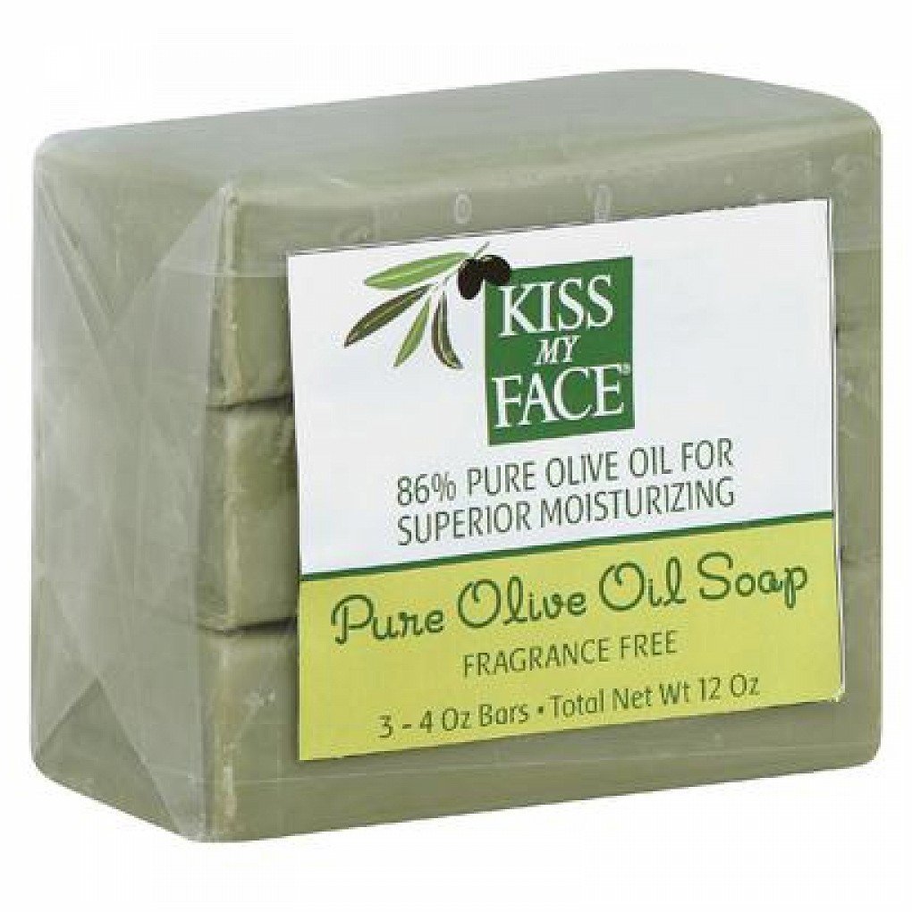 Kiss My Face Soap Bar 3pk Pure Olvo