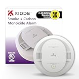 Smoke & Carbon Monoxide Detector, AA Battery Powered, LED Warning Light Indicators, 1 Pack