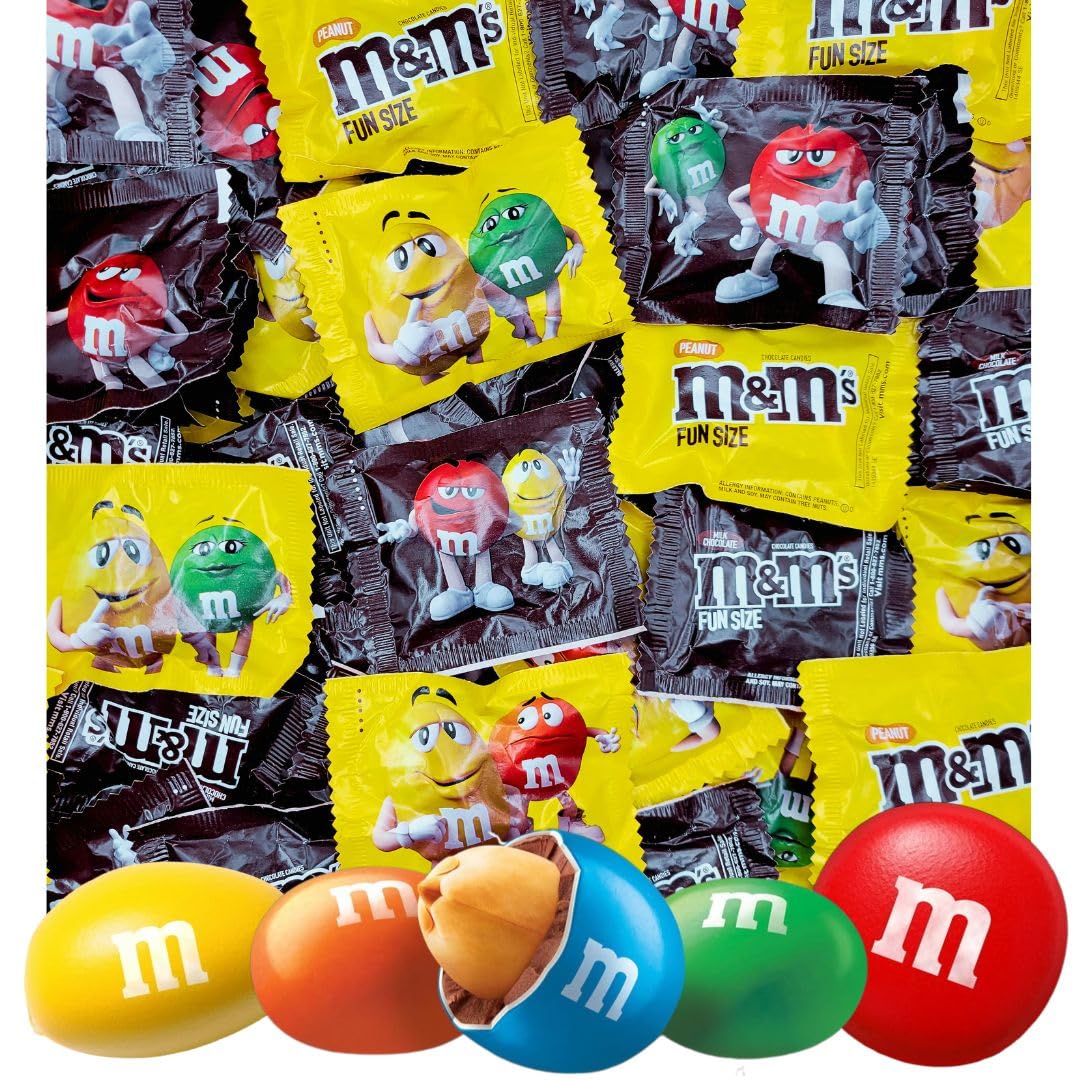 M&Ms Milk Chocolate & M&Ms Peanut Fun Size Candy