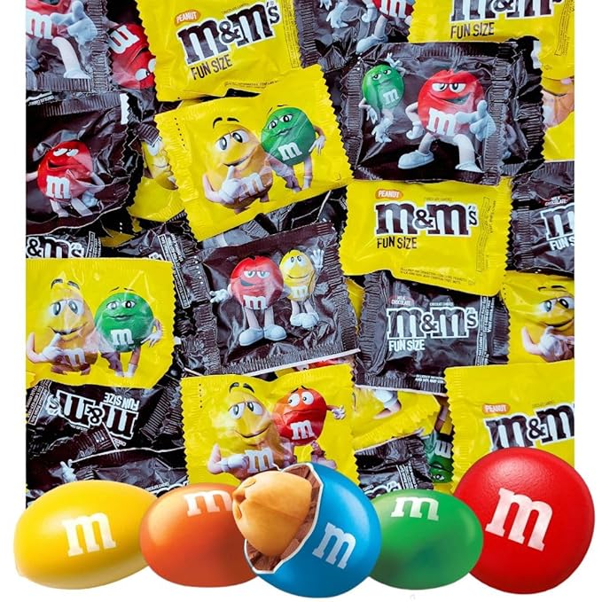 M&Ms Milk Chocolate & M&Ms Peanut Fun Size Candy