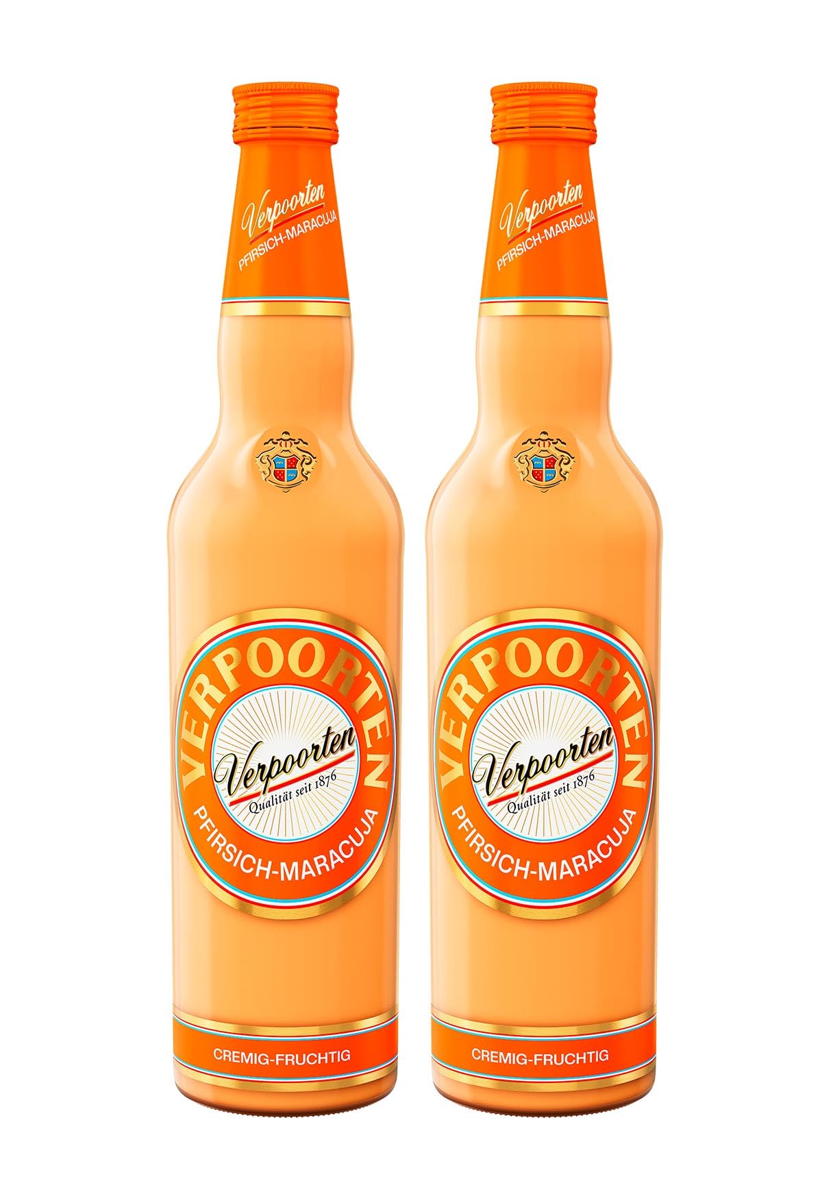 2 x 0,7 L VERPOORTEN PFIRSICH-MARACUJA Eierlikör 17%vol
