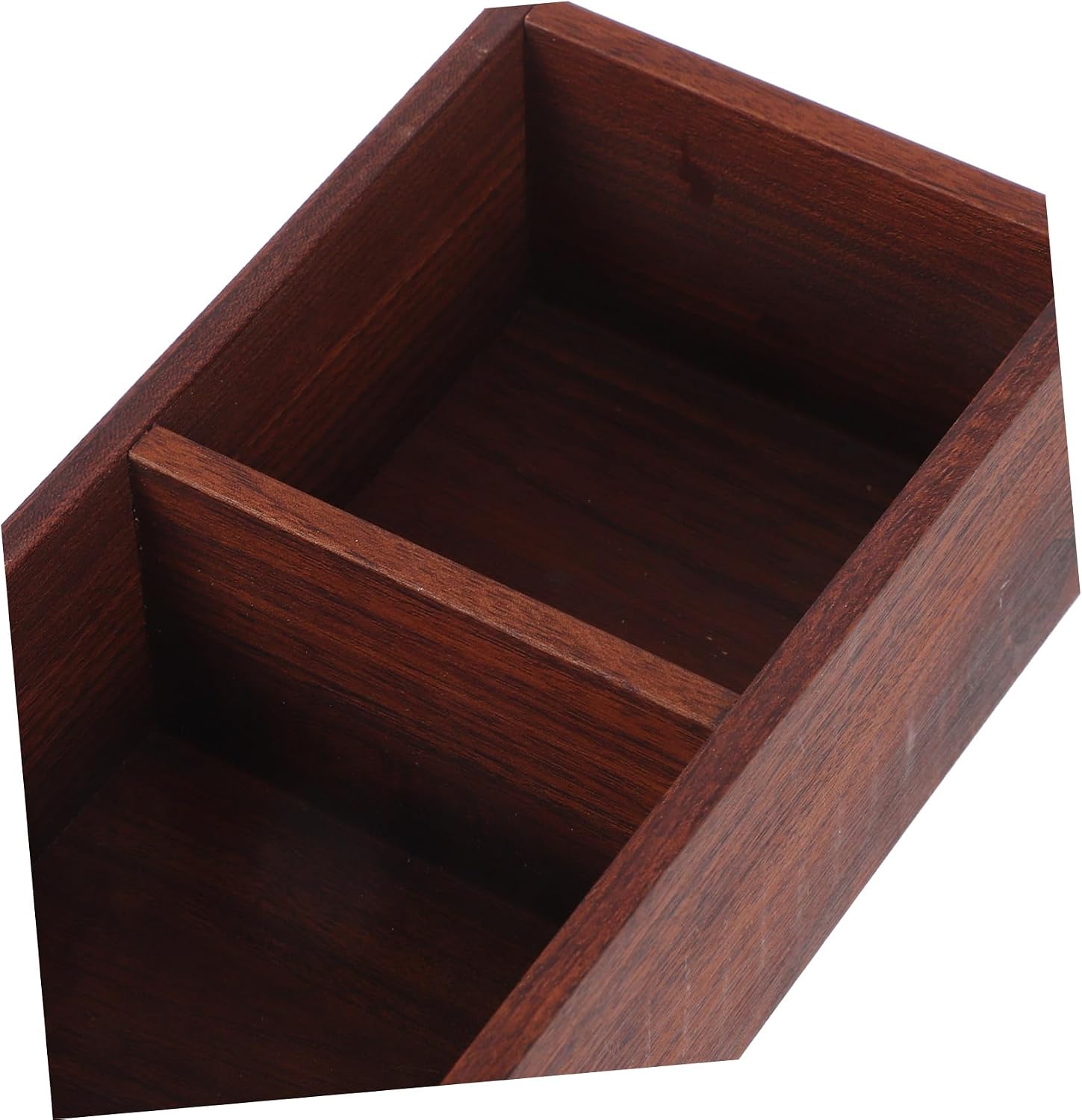 Sosoport Multi Functional Wooden Tea Bag Storage Box Tea Packet Holder and Coffee Bar Organizer for Sugar Packets Spices and More for Home and Office Countertops
