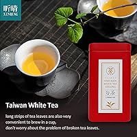 Vista 4 de Xin Qing White Oolong Tea - Té de hojas sueltas de alta montaña de belleza oriental 2.65 oz