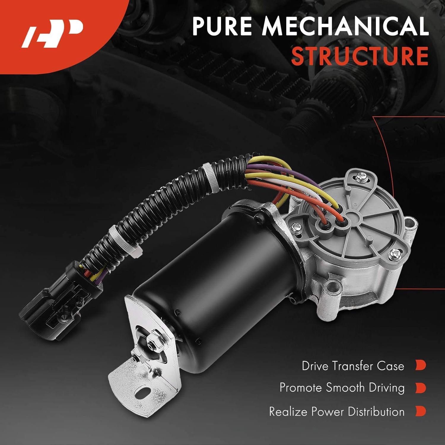 A-Premium Transfer Case Shift Motor Actuator Compatible with Ford and Mazda Vehicles - Ranger 2000-2004, Explorer Sport Trac 2003-2005, B2300, B2500, B3000, B4000, 4WD, Replace OE# 1F2417645A