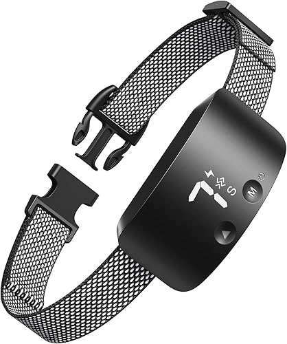 Miniatura 1 de NBJU Bark Collar for DogsRechargeable Anti Barking Training Collar with 7 Adjustable Sensitivity and Intensity Beep Vibration for Small Medium Large