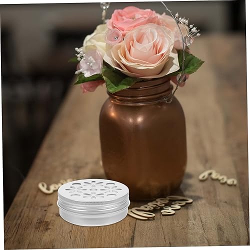 Miniatura 5 de FRCOLOR Caja de aluminio con rosca hueca, latas de salve de aceite esencial, difusor de aluminio, soporte para entrenamiento de aroma de perro,