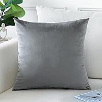 Vista 25 de Artscope Fundas de Almohada de Terciopelo de Lujo Fundas de Almohadas Cuadradas Decorativas Fundas de Cojines Suaves Sólidas para Sofá de Sala Sofá