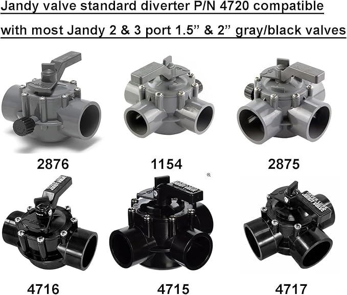 Kit Completo de Reconstrucción para Válvula de Piscina 2 y 3 Vías miniatura 7