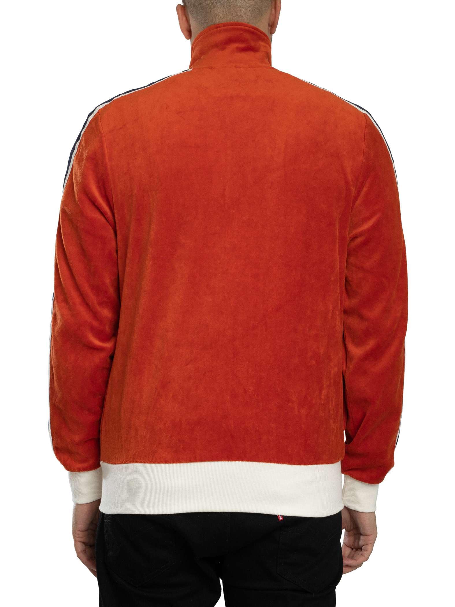 Sergio Tacchini Uomo Giacca Sportiva Monte Velour, Rooibos Tea/Gardenia