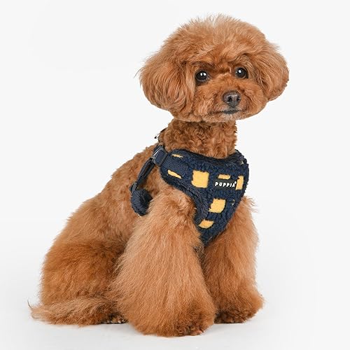Miniatura 8 de Puppia Stefan Comfort - Arnés para perro con diseño de gofre, ajustable, cuello y pecho para perros pequeños y medianos, coral, talla XL