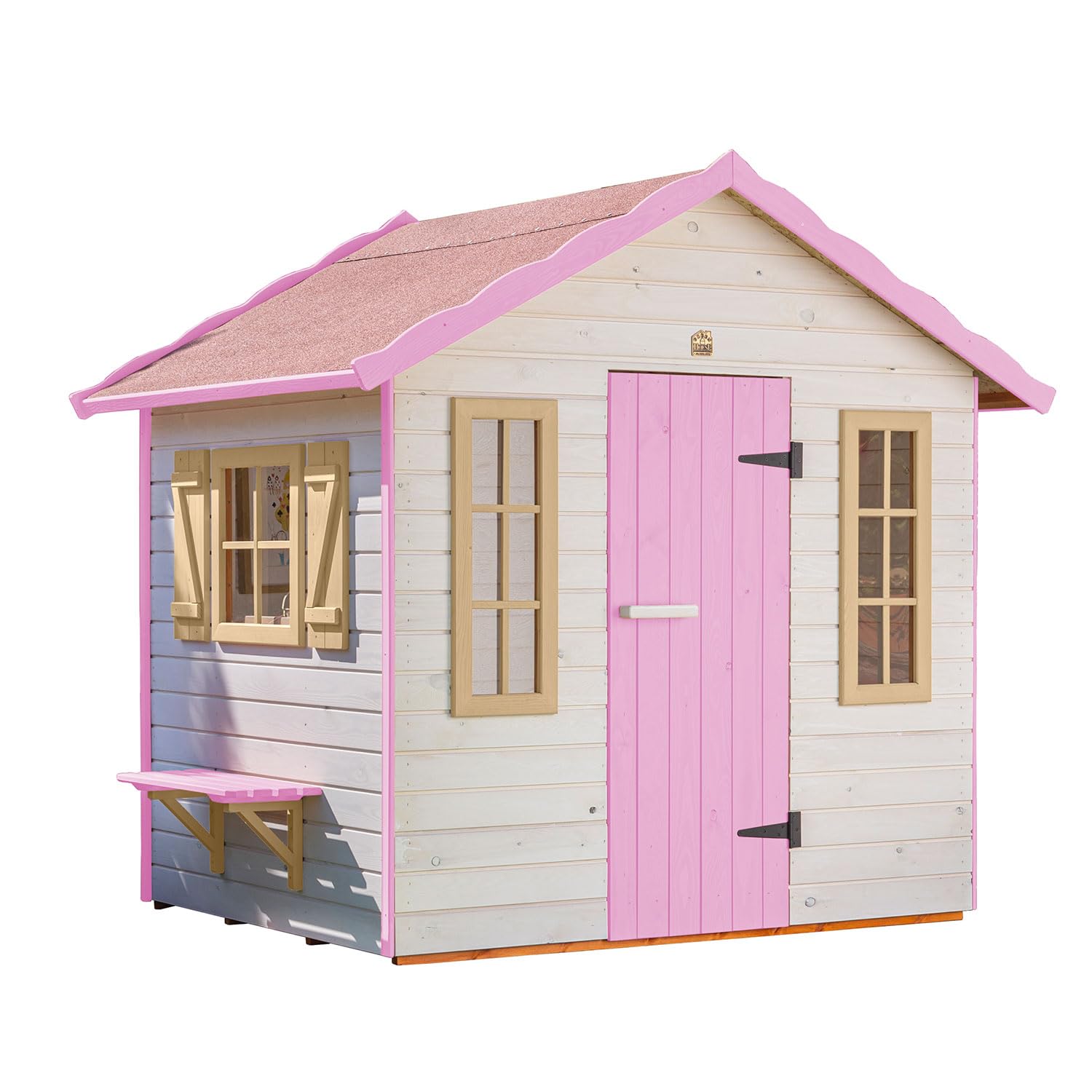 Casas Green House | Casita Infantil de Madera Exterior CAM | Colores Personalizados | 184 x 143 x 172 A