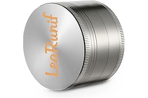Silver Stainless Steel Grinder: Perfect Coffee and Spices