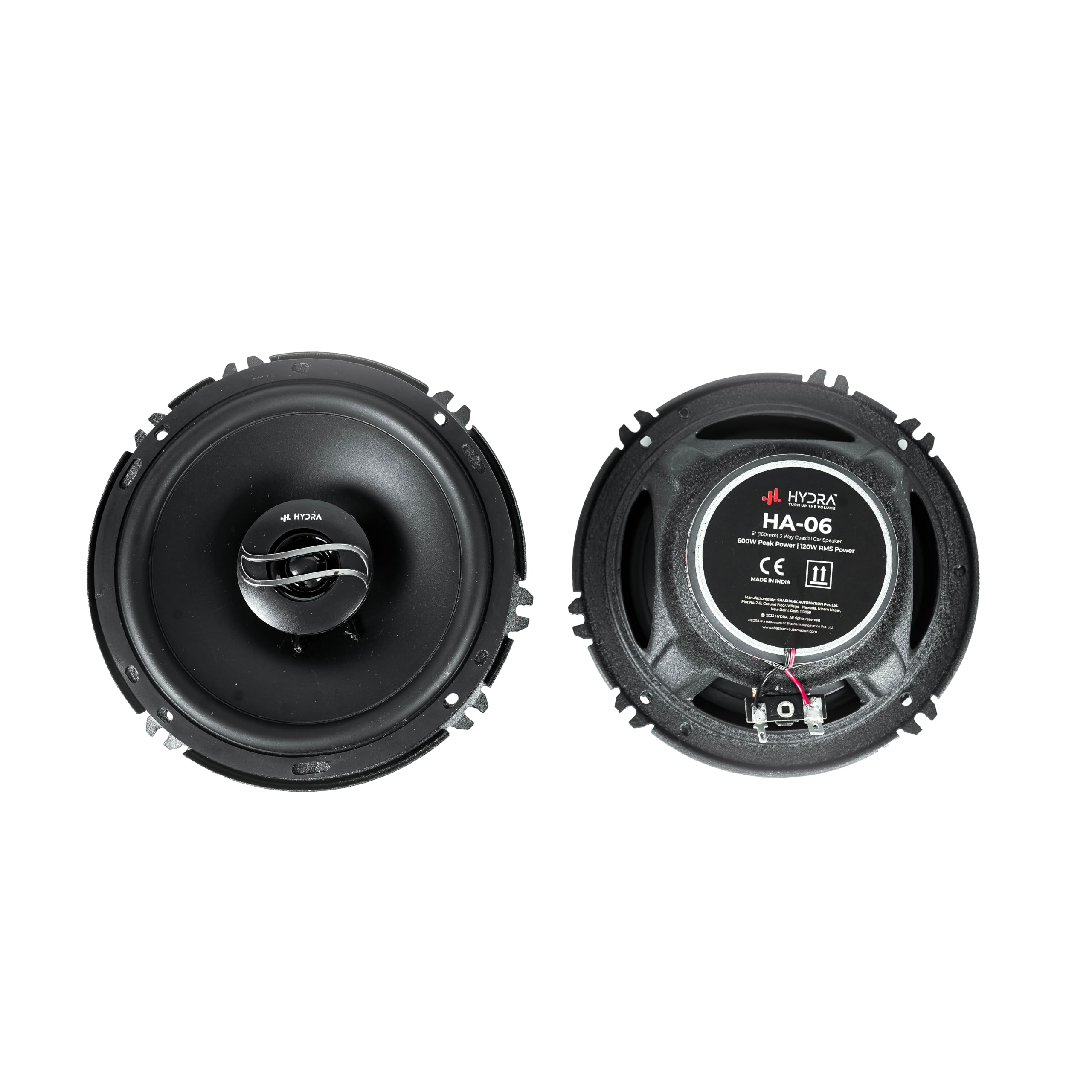 Hydra Turbo-Tune 6 INCH COAXIAL Car Speaker with Inbuilt Twiiter Powered Subwoofer (Rms Power 120W, Peak Power 600W)-image-27