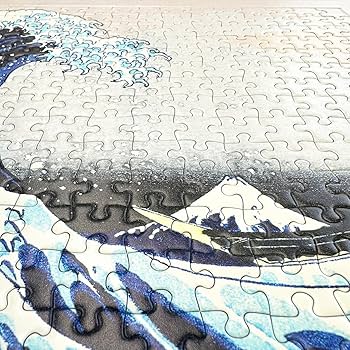 ジグソーパズル 完成品 EPO-52-803 葛飾北斎 神奈川沖浪裏＜冨嶽三十六景＞ 500ピース