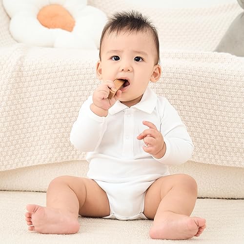 Miniatura 3 de pureborn Mameluco de algodón súper suave para bebés niños y niñas de 0 a 24 meses