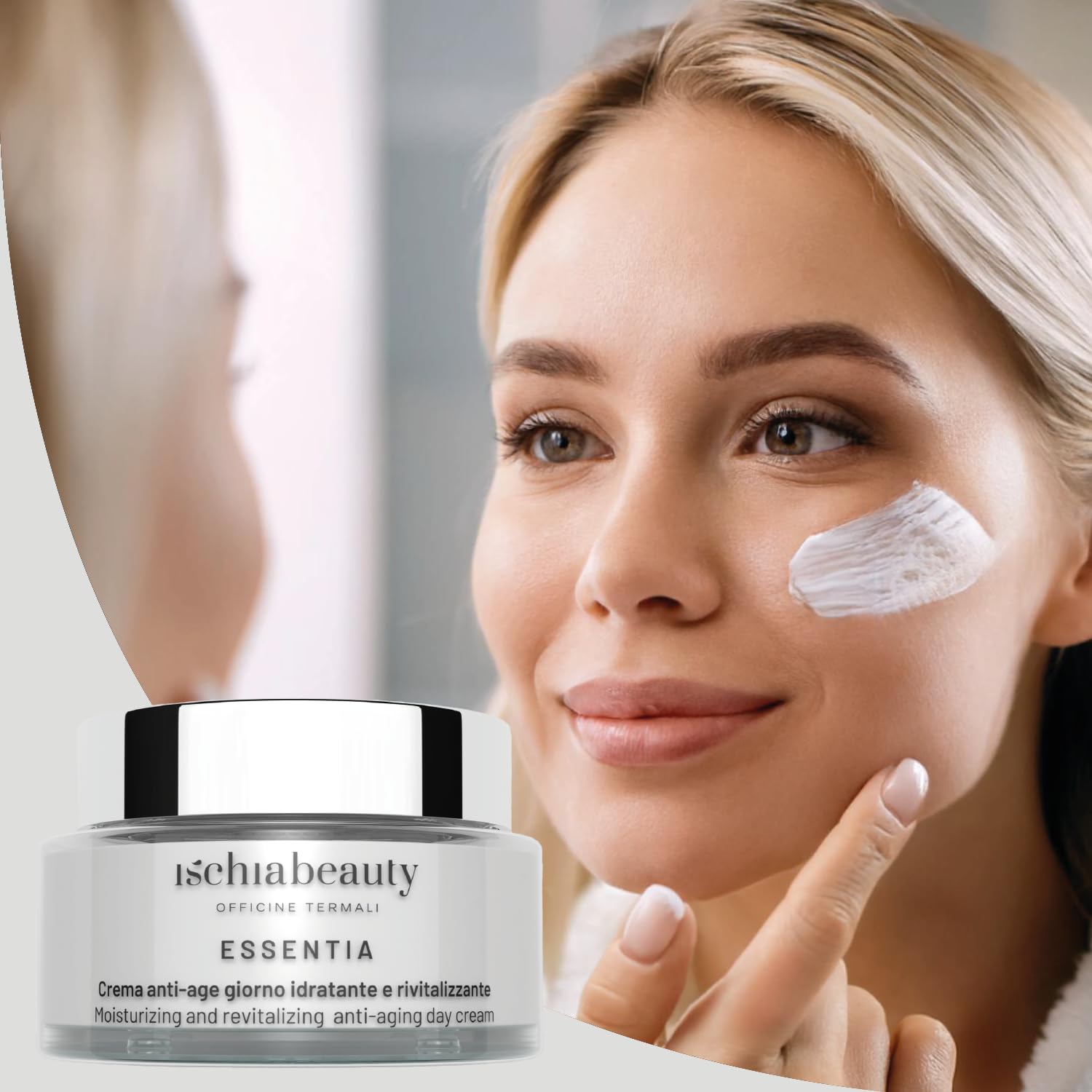 Ischia Beauty | Crema Anti-Age Giorno Idratante E Rivitalizzante Con Acqua Termale Di Ischia | Anti invecchiamento e Rivitalizzante | 50ml
