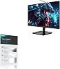 BoxWave Screen Protector Compatible with Titan Army P2510H Gaming Monitor 24.5 in - ClearTouch Crystal Privacy 2-Pack, Privacy Screen Protector Flexible Film Clear