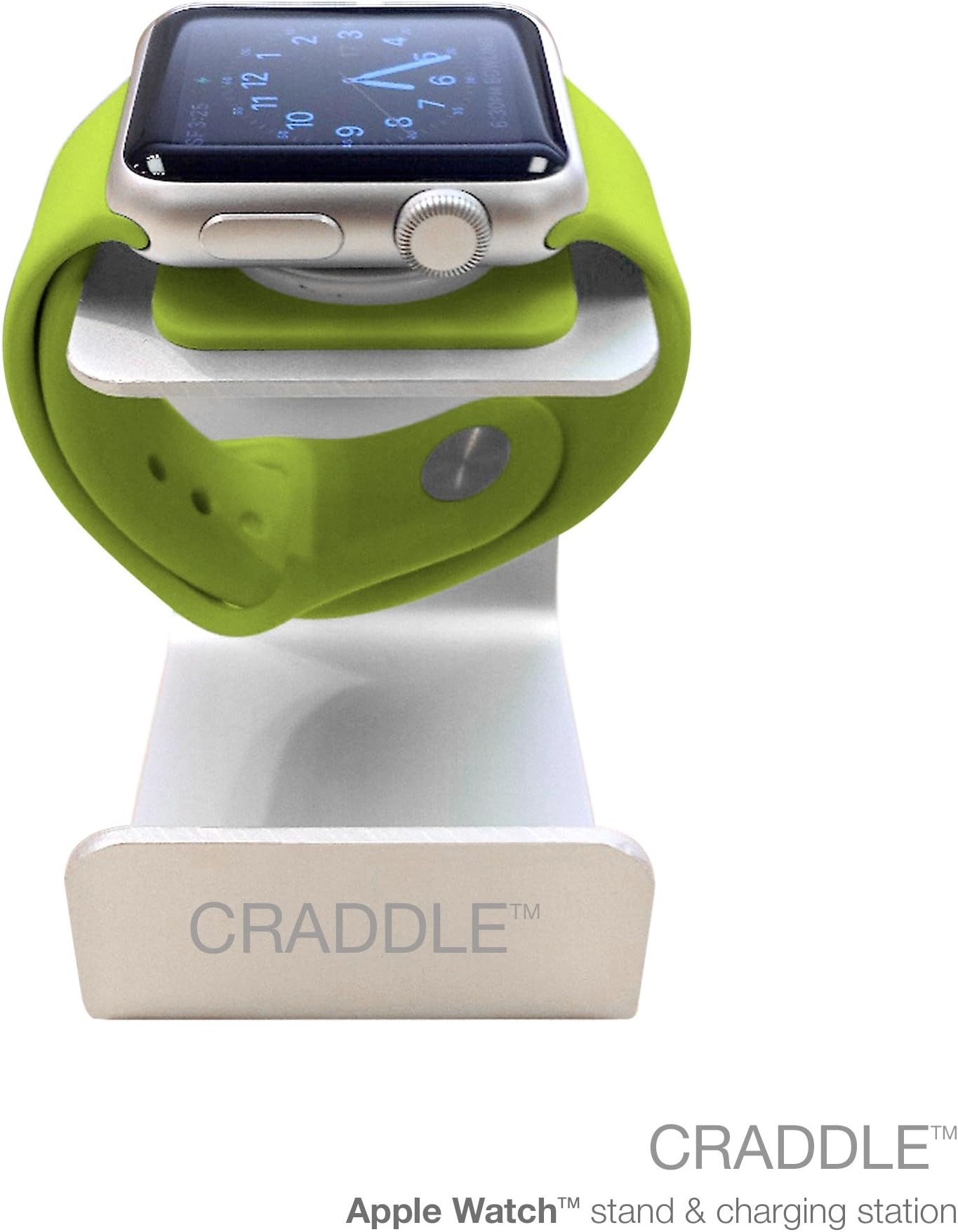Apple Watch Stand Apple Watch Charging Station - Choose from 6 Colors to Match Your Apple Watch Band Or Style - Complements All Apple Watch Models - Aluminum Build with Surface Protectors - CRADDLE