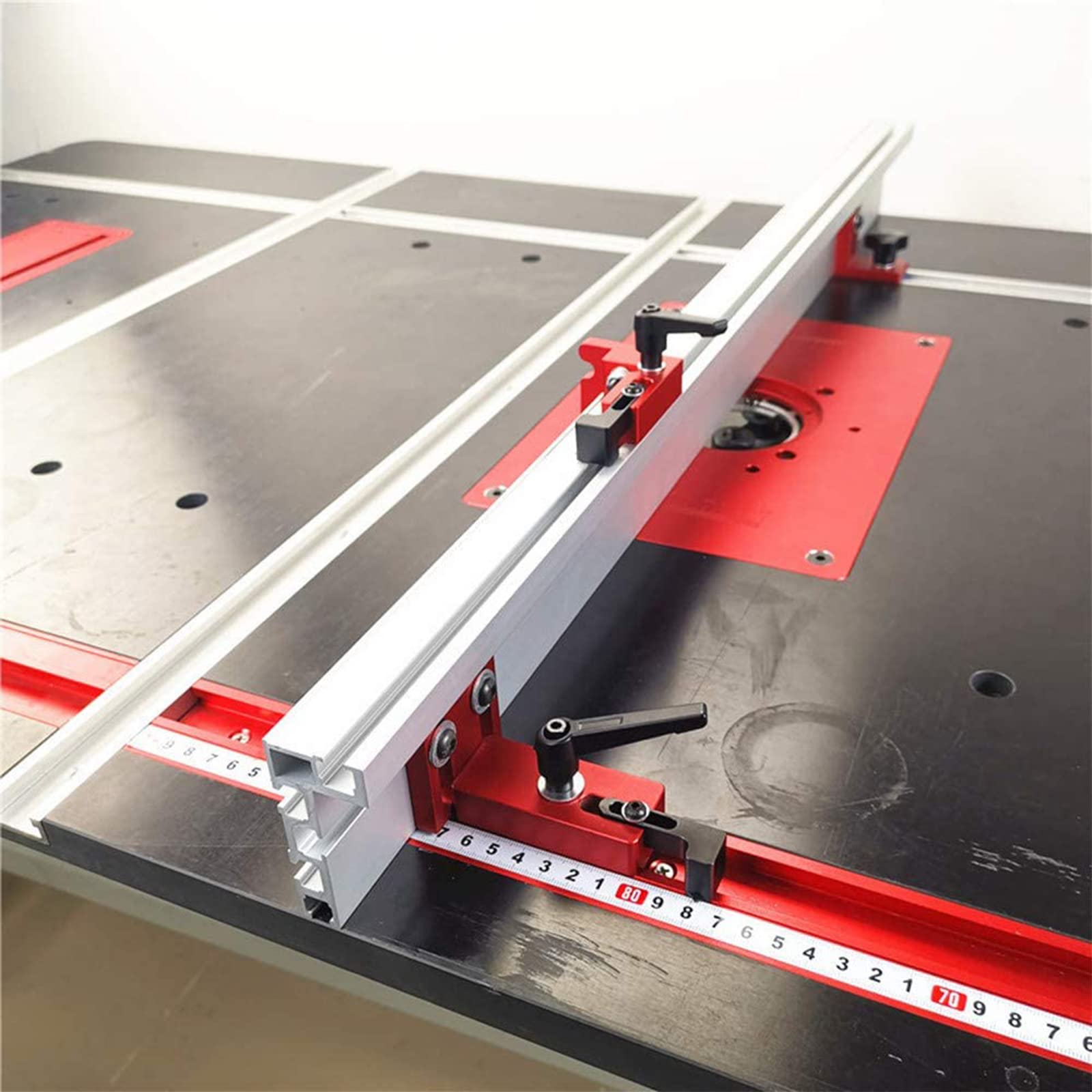 Guida a T scanalatura, 45 tipo 1200 mm, scanalatura a T in alluminio, scanalatura a T, guida per la lavorazione del legno, mini guida a T per il fissaggio di recinzione