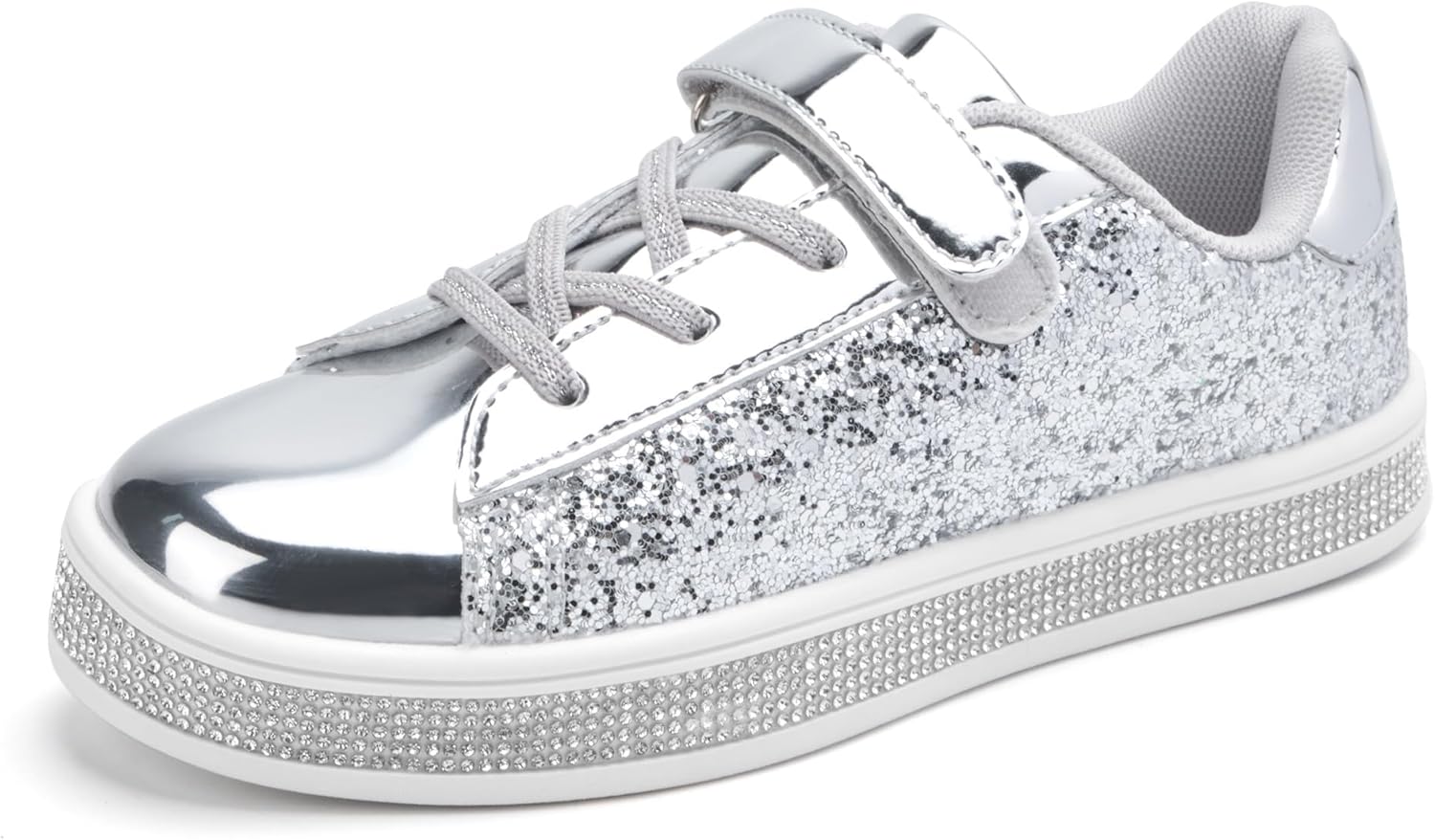 UUBARIS Girls Fashion Sneakers - Glitter Bling Style