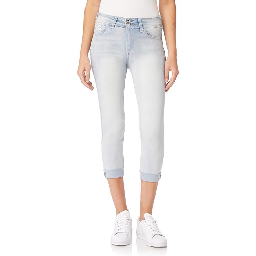 WallFlower Women's Ultra Crop Mid-Rise Insta Soft Juniors (Standard and Plus)