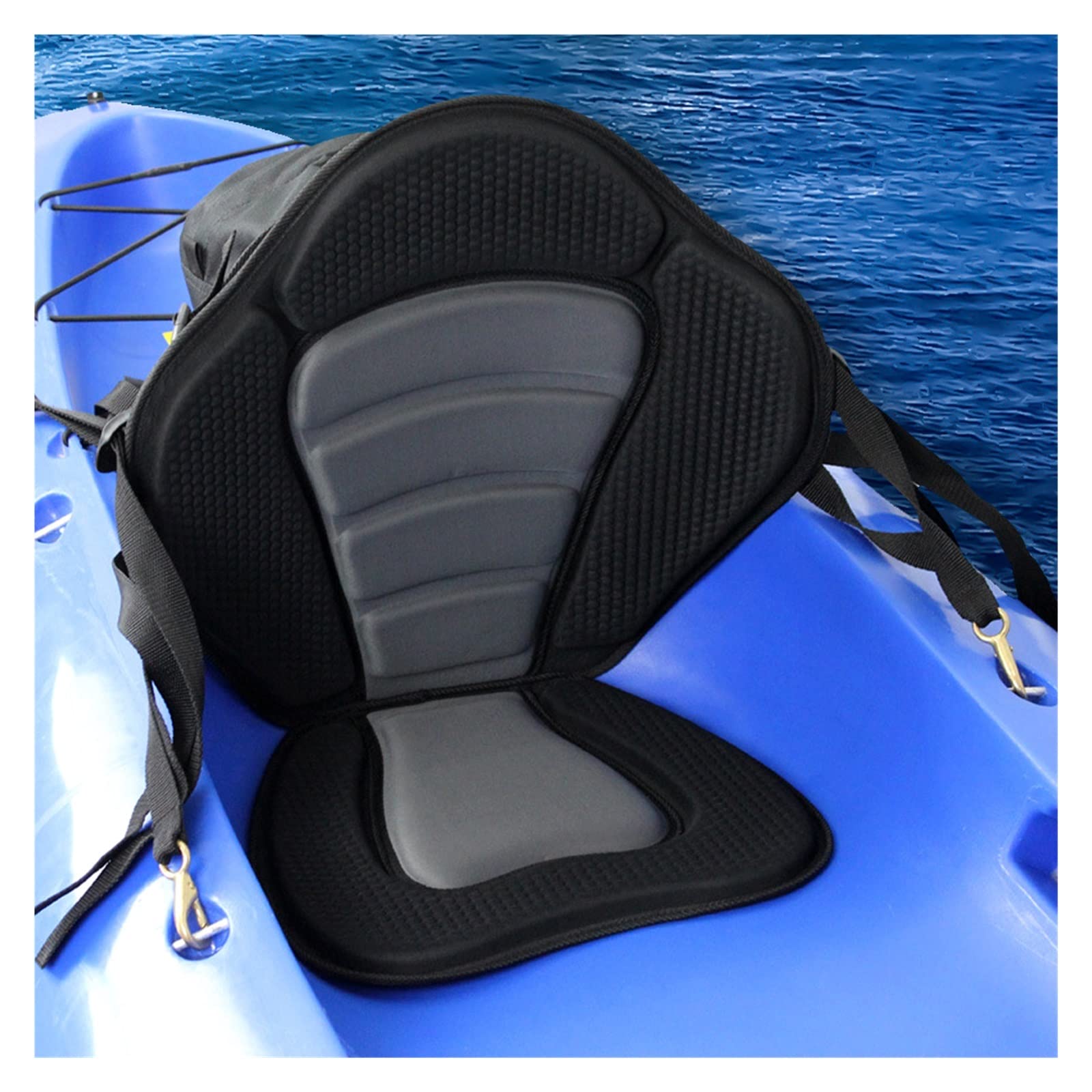 SOONHUA Schienale Del Sedile Della Canoa,Supporto Per Sedile Per Kayak,Schienale Regolabile Pad Di Supporto Posteriore,Fascia Posteriore Per Canoa In EVA Per Canoa All'aperto