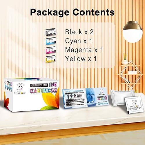 Miniatura 9 de Miss Deer Cartuchos de tinta de pigmento compatibles PGI-2200XL, funcionan con impresoras Maxify MB5320 MB5120 MB5020 iB4120 e iB4020 (2 pigmentos