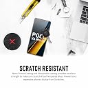SupCares Tempered Glass for Poco X6 and Poco X6 Pro (6.67 Inch) With Installation Kit | 9H Edge to Edge Screen Protector | Black gallery image
