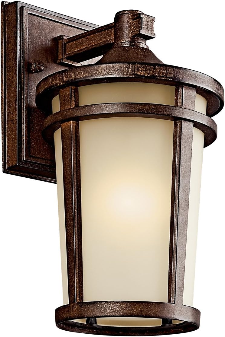 Get Discount 70% Price Kichler 49071BSTFL Atwood Outdoor Wall 1-Light Fluorescent, Brown Stone