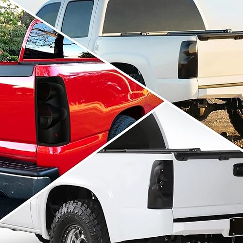Miniatura 2 de GORWARE Conjunto de luces traseras compatible con Chevy Silverado 1500 2500 3500 y 99-02 GMC Sierra 1500 2500 3500 y 99-02 GMC Sierra 1500 2500 3500
