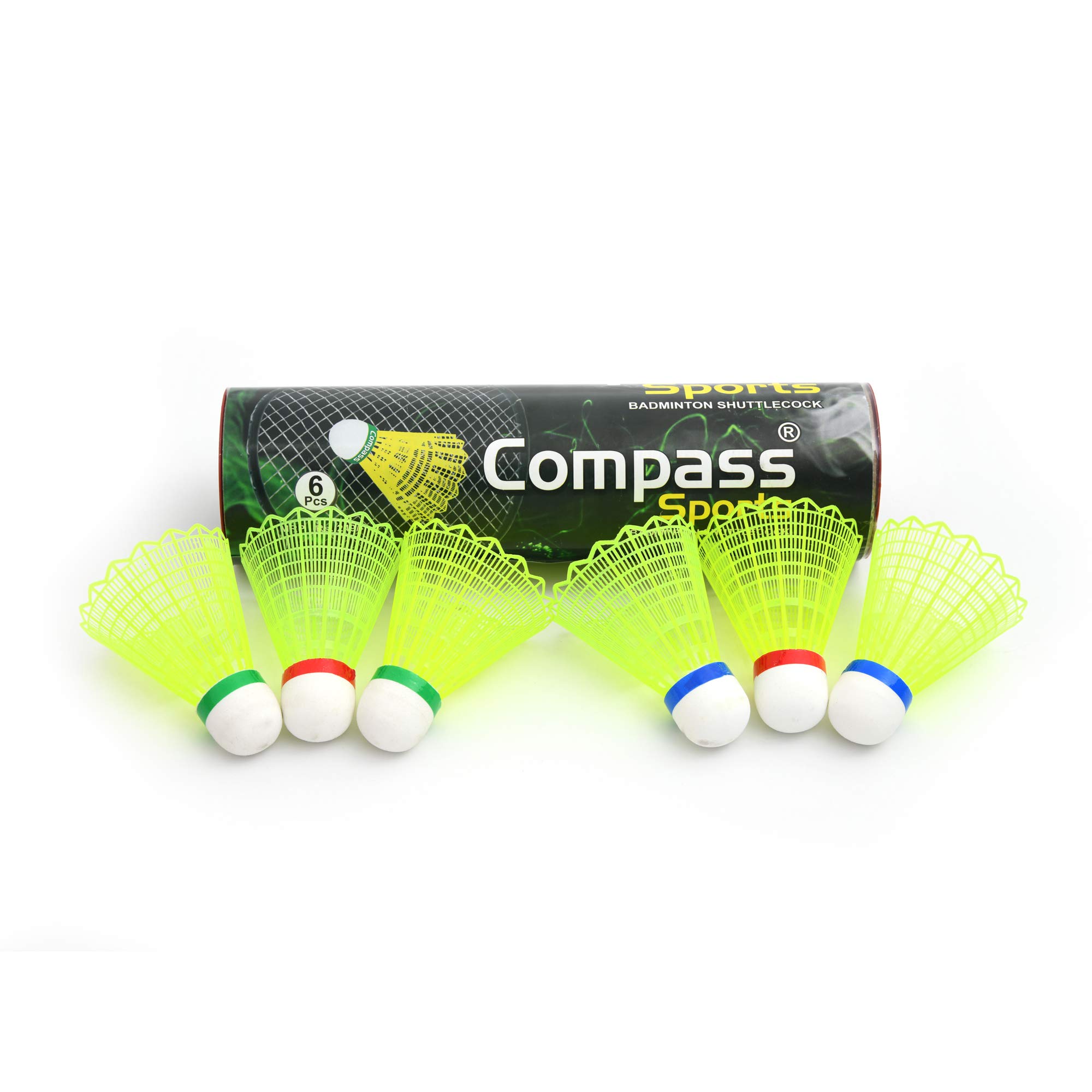 COMPASS SPORTS Plastic Shuttle Box (Pack of 6 Piece) (B085RKLLTD) Amazon Price History, Amazon Price Tracker