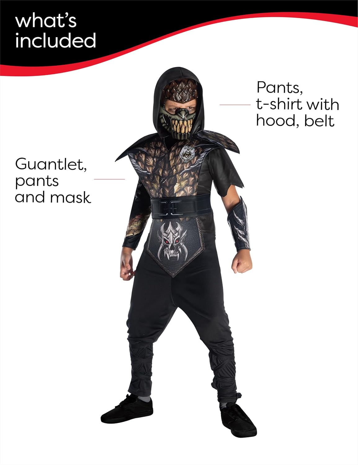 Rubies Boy's Dragon Ninja Costume