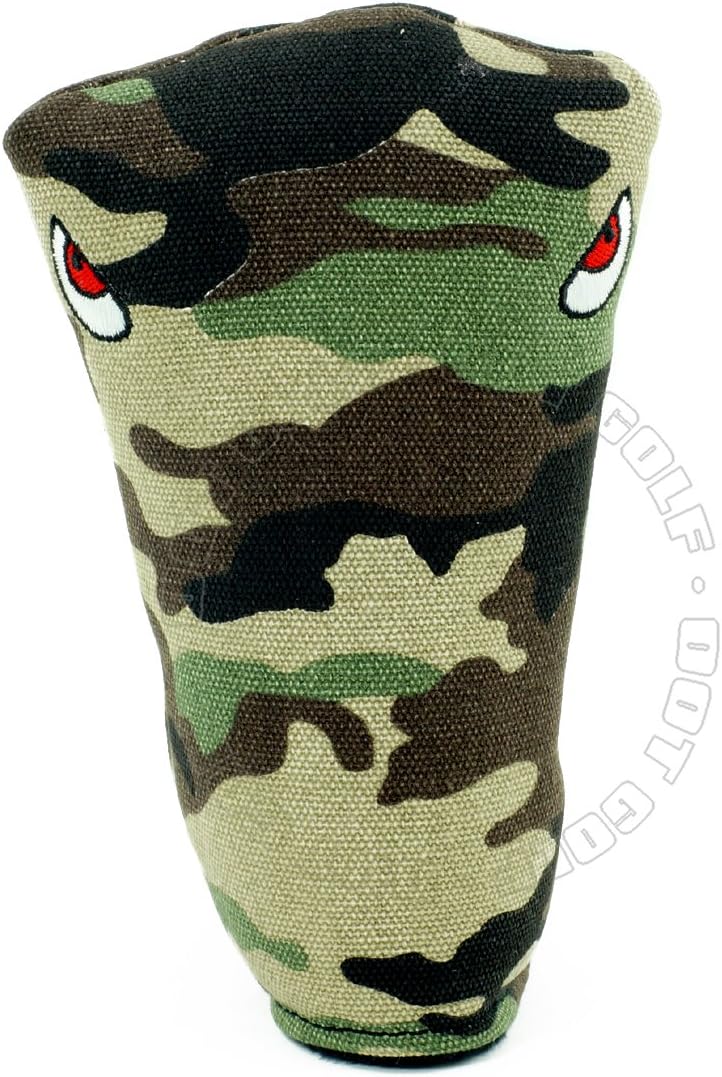 Fighter Plane Headcover for Blade and Midsize Mallet Putter, Camouflage