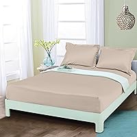 Vista 57 de Mocassi Sábana Bajera Ajustable Matrimonial - Sábanas Refrescantes de Bolsillo Profundo hasta 16 pulgadas - Hotel de Lujo 1800 Premier - Sábanas Más