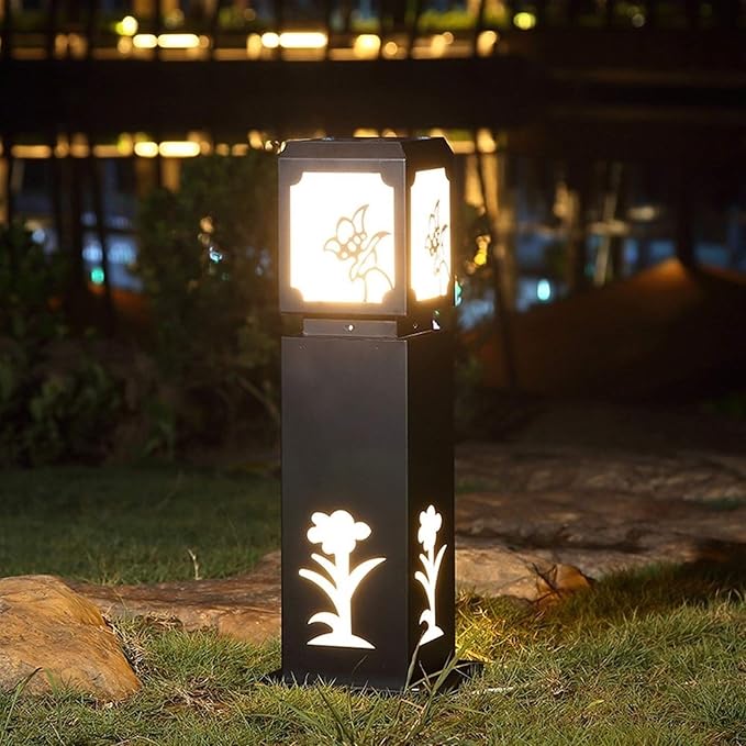 Lámpara de columna europea para exterior luz de calle miniatura 4